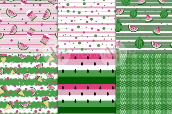 Watermelon Digital Paper